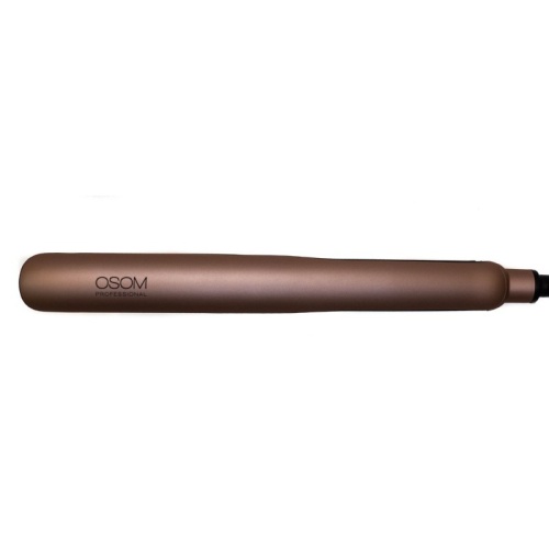 Plaukų tiesintuvas OSOM Professional Rose Gold Digital Hair Straightener, su juodomis keramikinėmis plokštelėmis, OSOMV11ST.