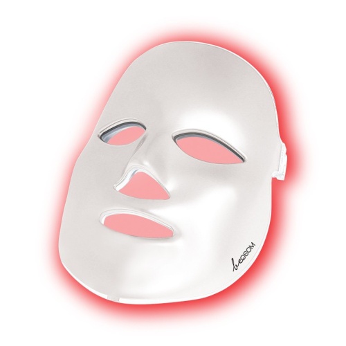 LED šviesos terapijos kaukė veidui Be OSOM Skin Rejuvenation Face Mask White BEOSOMSR11WH, fotodinaminė šviesos terapija