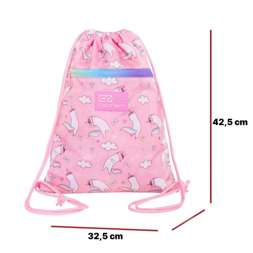 Maišelis sportinei aprangai CoolPack Vert Pusheen