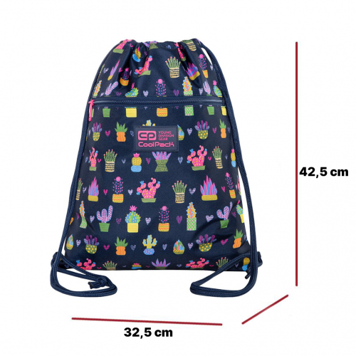Maišelis sportinei aprangai CoolPack Vert Cactus