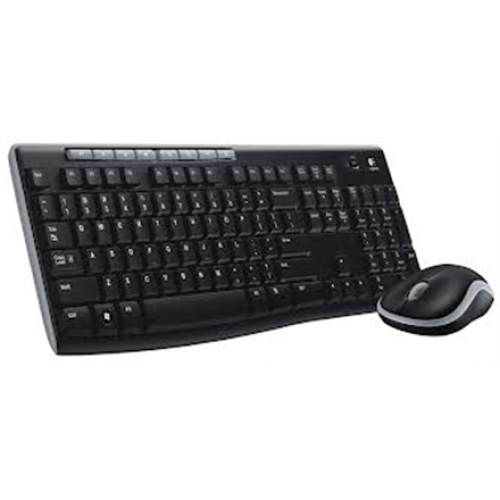 Klaviatūra belaidė Logitech MK270 Wireless Combo USB - EER (US) (920-004508),  juoda