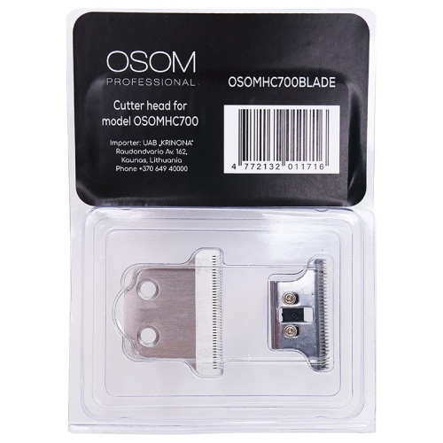 Papildomas peiliukas plaukų kantavimo mašinėlei - trimeriui OSOM Professional Hair Trimmer Blade OSOMHC700BLADE