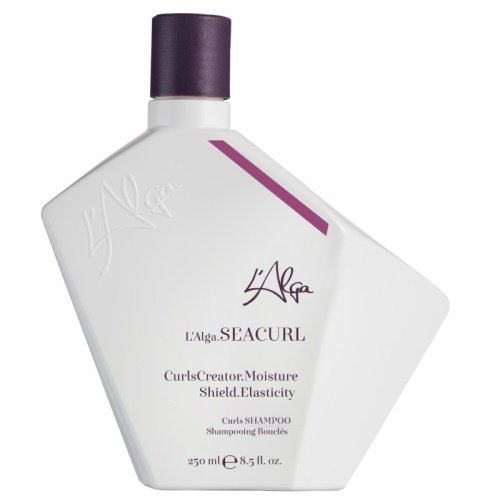 Šampūnas garbanotiems plaukams L'Alga Seacurl Shampoo LALA120104, drėkina plaukus, 250 ml