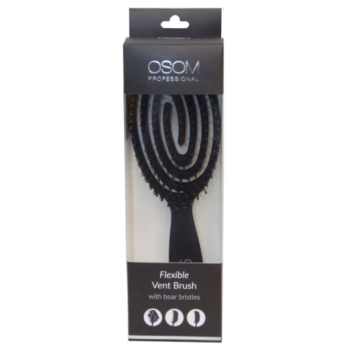 Šepetys plaukams OSOM Professional OSOM99572, lenktas, ovalus, su nailono spygliukais